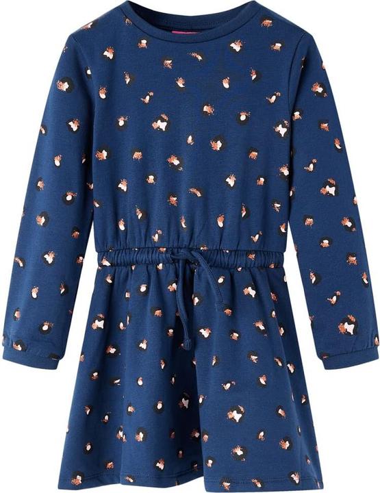 Immagine prodotto VidaXL Abito da bambino con maniche lunghe blu navy 104,Materiale: 95 (104)
