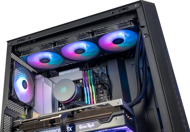 Immagine prodotto Silverstone SST-FA514X-BG - Telaio da gioco ATX Mid-Tower FARA ad alto flusso d'aria con doppio radiatore di (ATX, mATX, Mini-ITX)