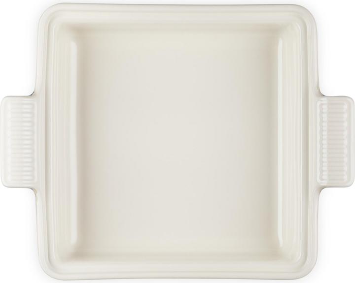 Image du produit Le Creuset Plat à four Tradition Couvercle en grès Carré Meringue