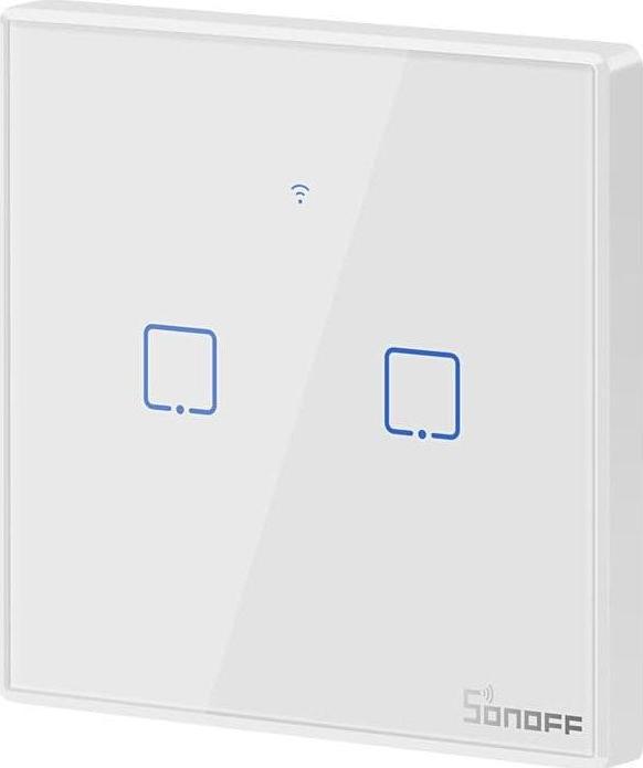 Image du produit Sonoff Smart Switch WiFi RF 433 T2 UE TX (2-channel) updated