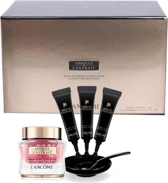 Actual product image Lancôme Absolue L'Extrait Ultimate Rose Serum Mask (30 ml)