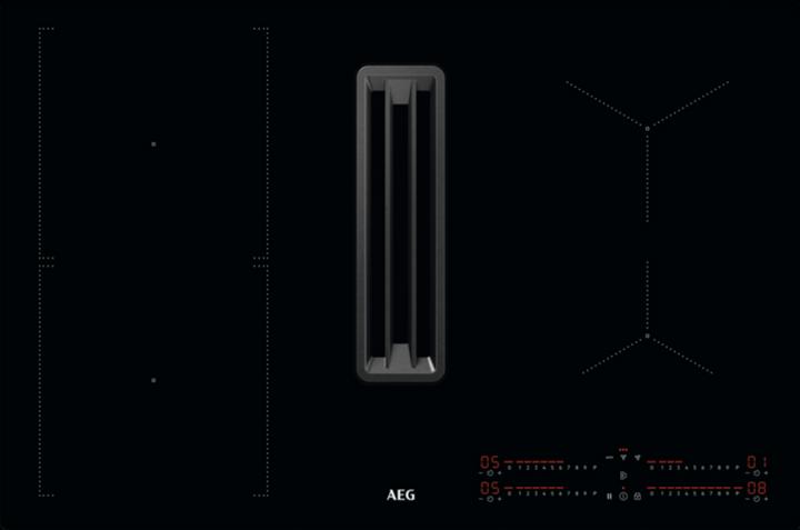 Actual product image AEG KOOKPLAAT MET AFZUIGING CCE84543CB