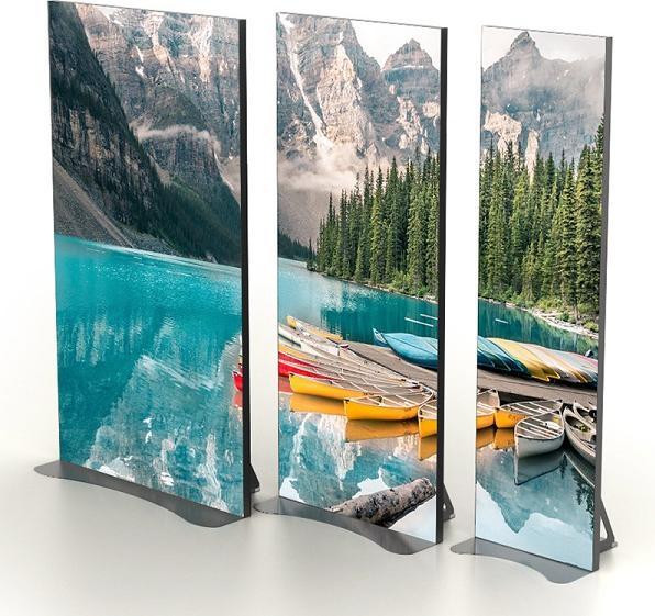Produktbild DSS Indoor LED Stele Portrait, 79", schwarz
