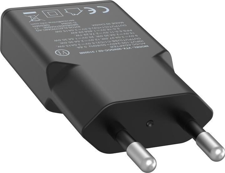 Image du produit InLine Alimentation USB Chargeur double USB-C, PD, PPS, 30W, noir (30 W)