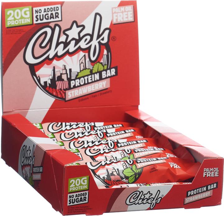 Immagine prodotto Chiefs Protein Bar (Fragola, 12 pz., 660 g)