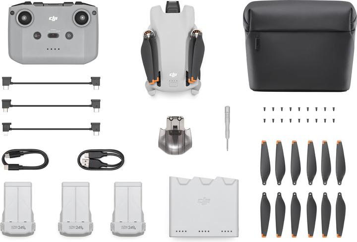 Image du produit DJI Mini 3 y compris Fly More Combo (38 min, 248 g, 12 Mpx)