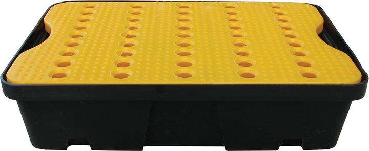Immagine prodotto Brady SPTY-20-YL-BK, polietilene, vassoio di raccolta, vassoio nero, supporto giallo, 600 x 155 x 400 mm