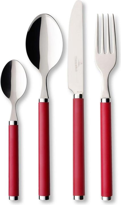 Immagine prodotto Villeroy & Boch Set di posate 30 pezzi Play! rose rosse (30 Pezzo/i, Set di posate)