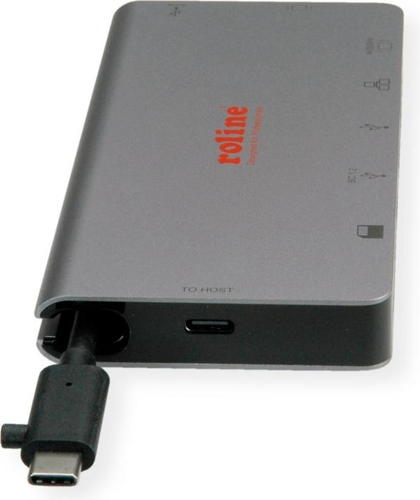 Produktbild Roline USB Typ C Dockingstation (USB-C, 3 Ports)