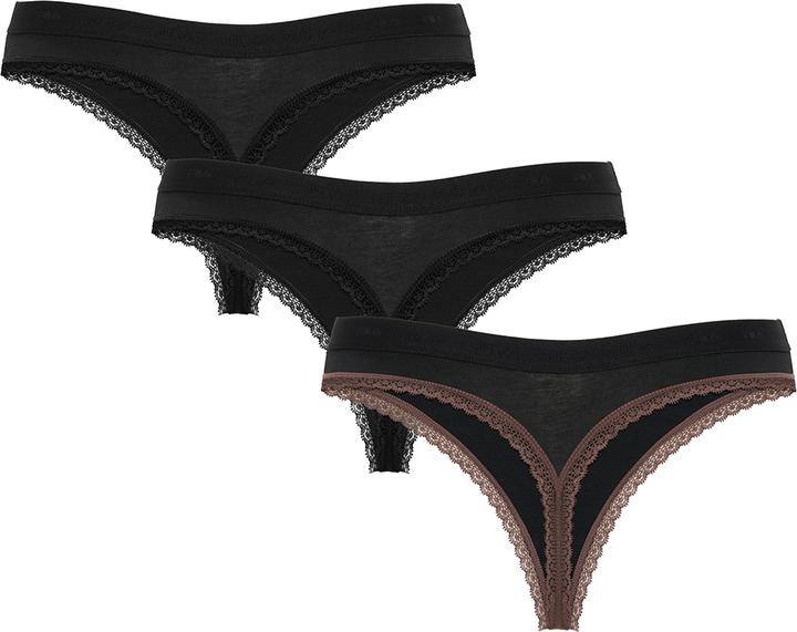 Produktbild FILA Woman String Elastic With Logo Pack Of 3 Pieces In (XS, 3er Pack)