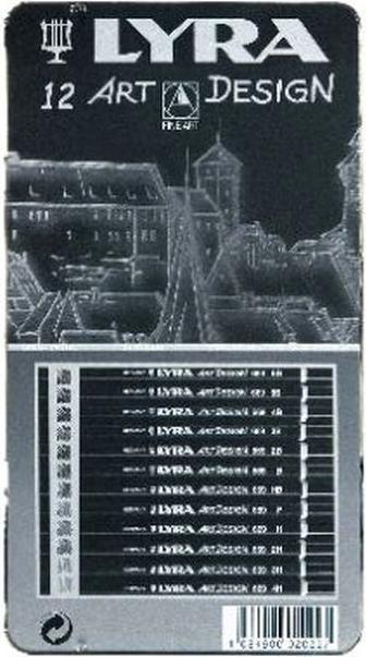 Produktbild Lyra Graphitstift 'Art Design' (12 x)