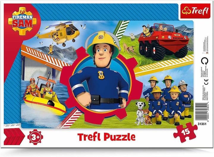 Productafbeelding Trefl De kaderpuzzel voor de allerkleinsten bestaat uit 15 puzzels en een blok met een kader, dat is (15 onderdelen)