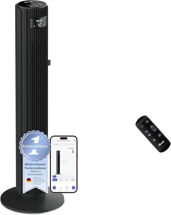 Produktbild Levoit Smart Turmventilator (25 dB)