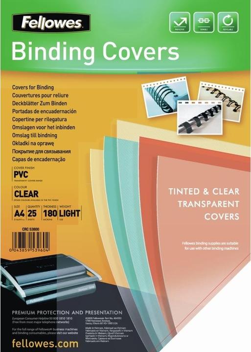 Produktbild Fellowes PVC Deckblätter