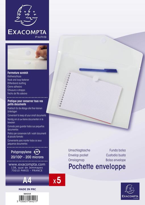 Immagine prodotto Exacompta Prospekthülle (A4, 5 x)
