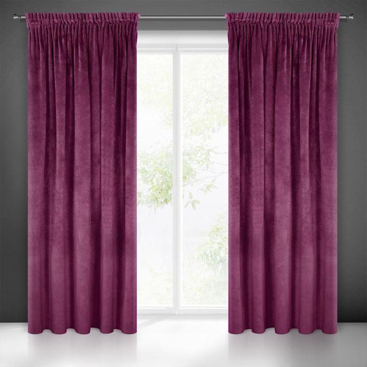 Image du produit Eurofirany Rideau de nuit en velours doux DIVA LINE RIA 140X270 cm, bande / tunnel / crochets, 300 g (140 x 270 cm)