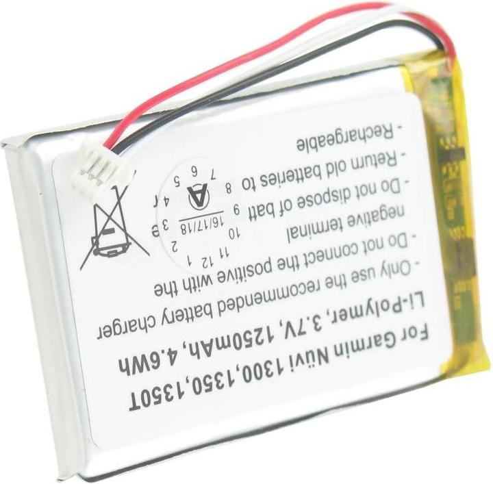 Immagine prodotto AccuCell Batteria per Garmin Nuvi 1300, 1350, 1350T, 1370, 1370T