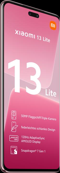 Image du produit Xiaomi 13 Lite (128 Go, Pink, 6.55", Double SIM, 50 Mpx, 5G)
