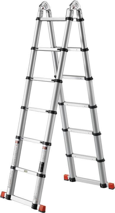 Produktbild technocraft Teleskop-Klappleiter (Stehleiter, 385 cm)