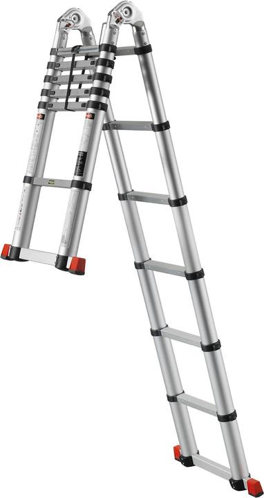 Produktbild technocraft Teleskop-Klappleiter (Stehleiter, 385 cm)