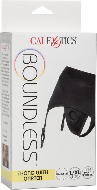 Produktbild CalExotics Boundless™ Thong with Garter - L/XL (L, XL)