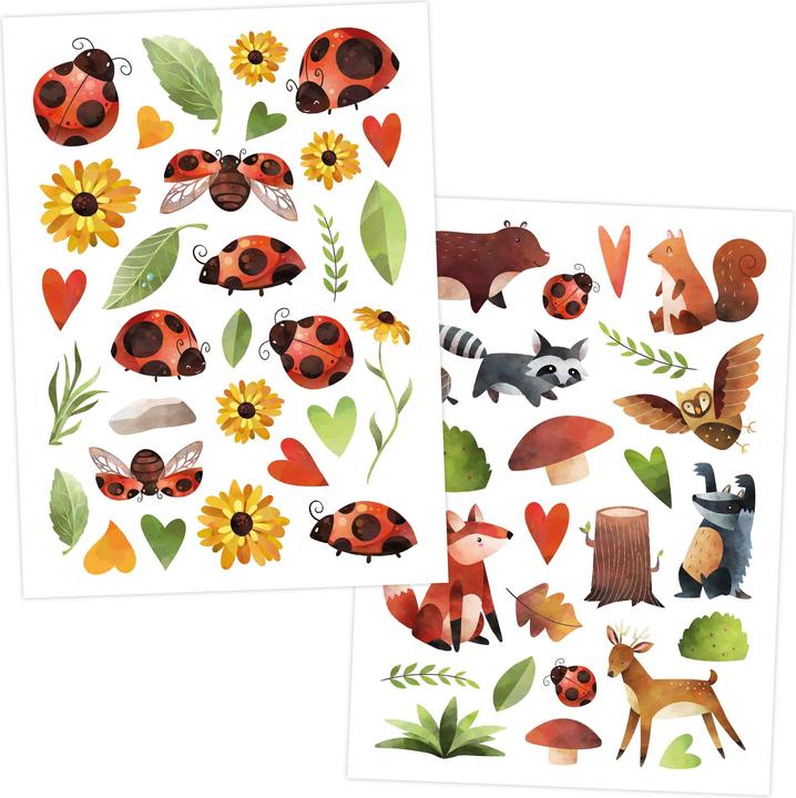 Produktbild Papierdrachen Metallic Tattoo Set 6 - Beach Vibes