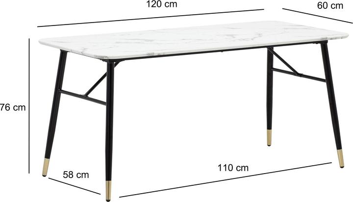 Actual product image Wohnling 120x60x76 (120 x 60 x 76 cm)