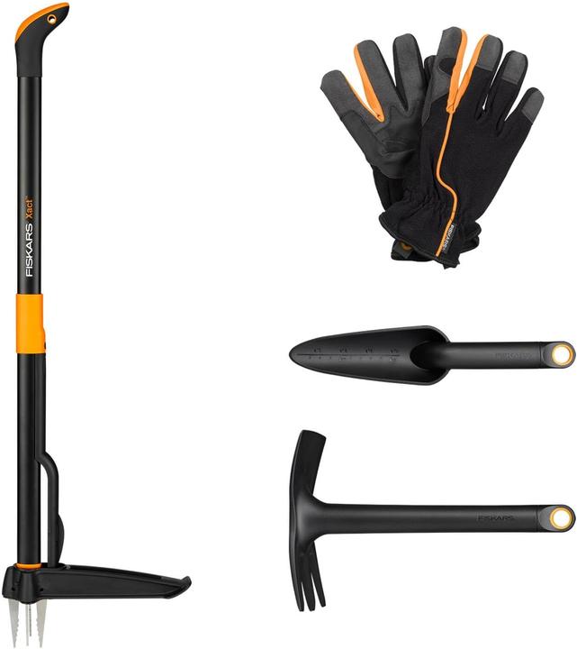 Produktbild Fiskars 4-teiliges Gartenwerkzeug-Set