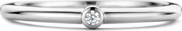 Produktbild Ti Sento Milano Ring mit Zirkonia 12249ZI (56, 925 Silber)