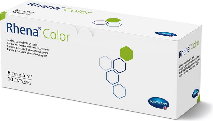 Immagine prodotto Rhena Color Elastische Binden 6cmx5m gelb offen