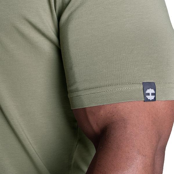 Actual product image Better Bodies Essential Tapered Tee - Washed Green (XXL)