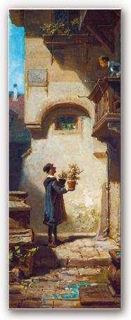 Immagine prodotto Trenddeko Spitzweg - Il benefattore - Panorama (50 x 120 cm)