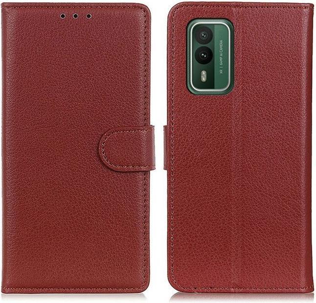 Actual product image MU Classic Litchi Leather Bookcover Series (Nokia XR21)