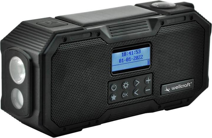 Produktbild Wellcraft DAB/FM Notfall-Radio (FM, DAB+, Bluetooth)