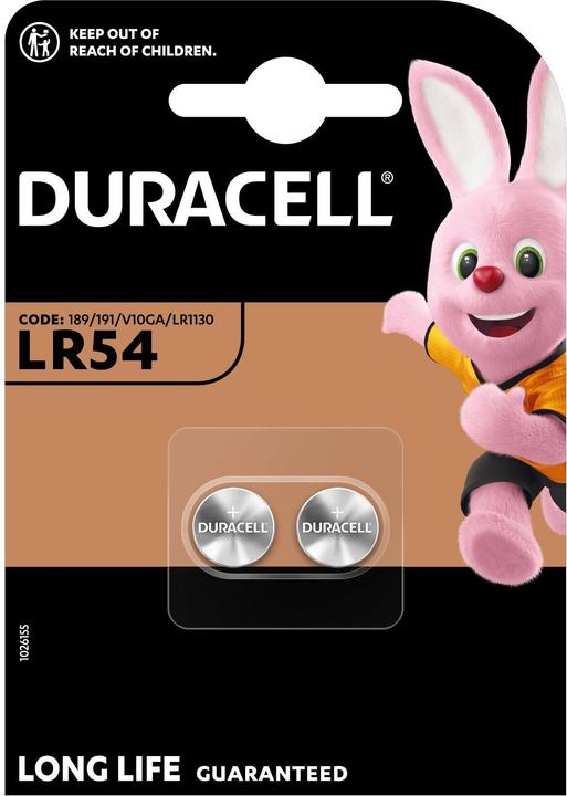 Actual product image Duracell Electronics (2 pcs., AG10, 65 mAh)