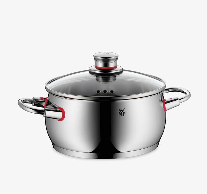 Immagine prodotto WMF Qualità Uno (20 cm, Padella per friggere, Acciaio inossidabile)