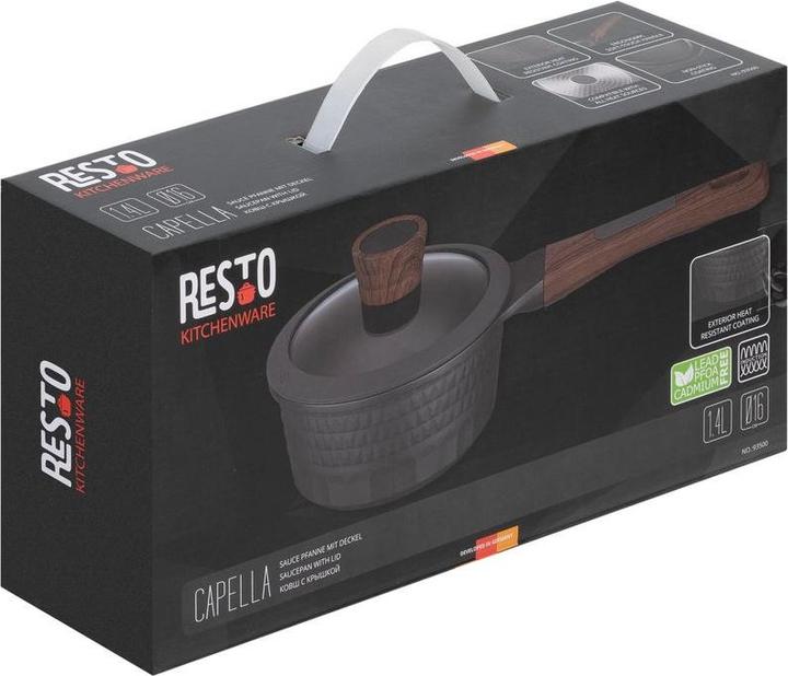 Image du produit Resto MARMITE D16CM 1,4L/93500 (16 cm, Casserole à manche, Fonte d'aluminium)