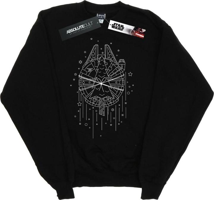 Star Wars Millennium Falcon Christmas Tree Delivery Sweatshirt