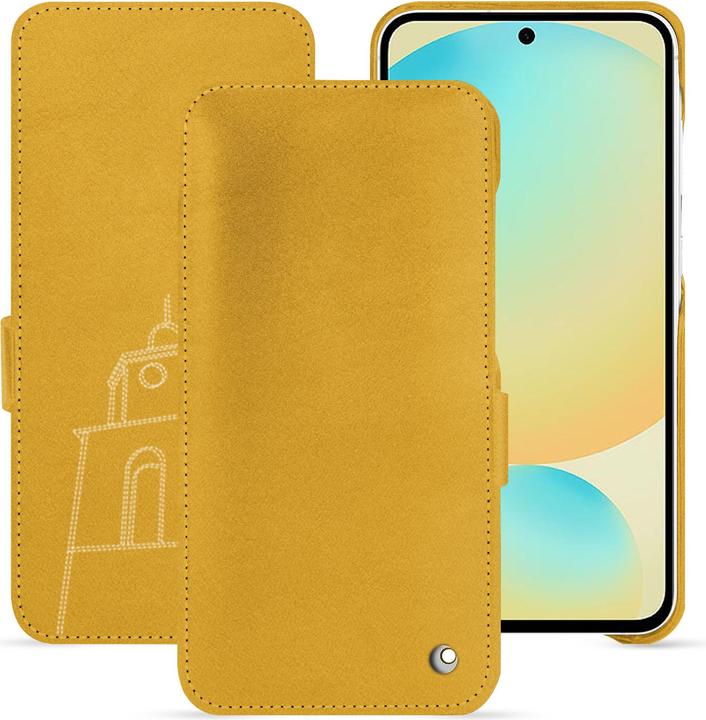Actual product image Noreve Horizontal leather flap shell (Samsung Galaxy S24 FE)