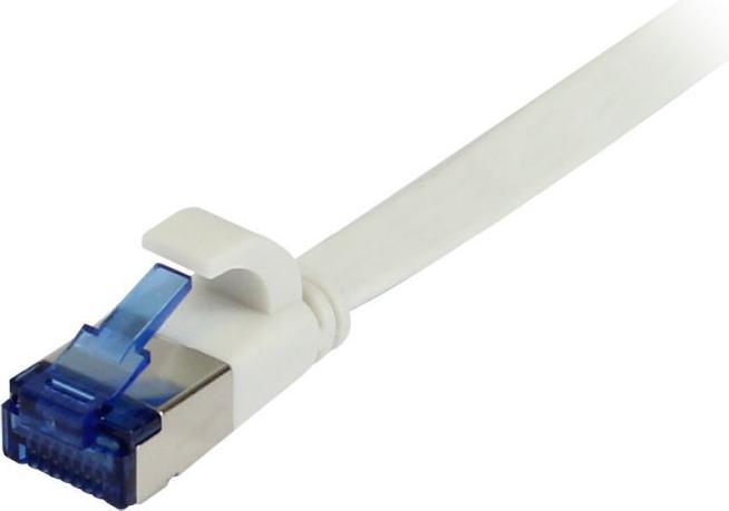 Produktbild Synergy 21 Kabel Patch-RJ45 U/FTP 500Mhz 0.5m CAT6A flach *weiss* AWG32 (U/FTP, CAT6a, 0.50 m)