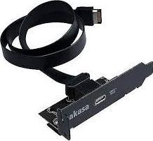 Produktbild Akasa Low Profile PCI Bracket Adapter, USB 3.1 Typ C