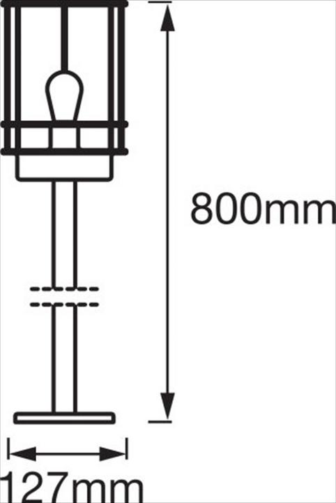 Produktbild Ledvance Endura Classic Post (E27, IP44)