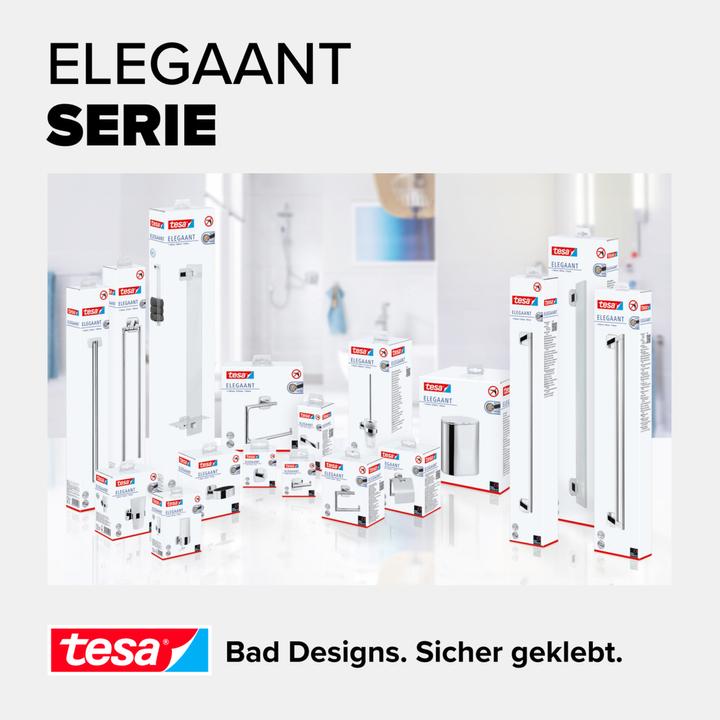 Actual product image tesa ELEGAANT Towel hook incl. adhesive solution without drilling