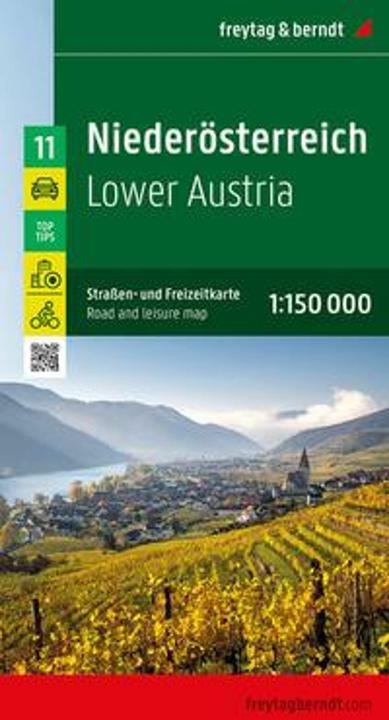 Produktbild Niederösterreich, Strassen- und Freizeitkarte 1:150.000, freytag & berndt