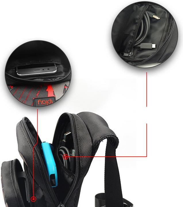 Produktbild Nintendo Switch Schulter Transport Tasche mit Dockingstation Fach (Switch)