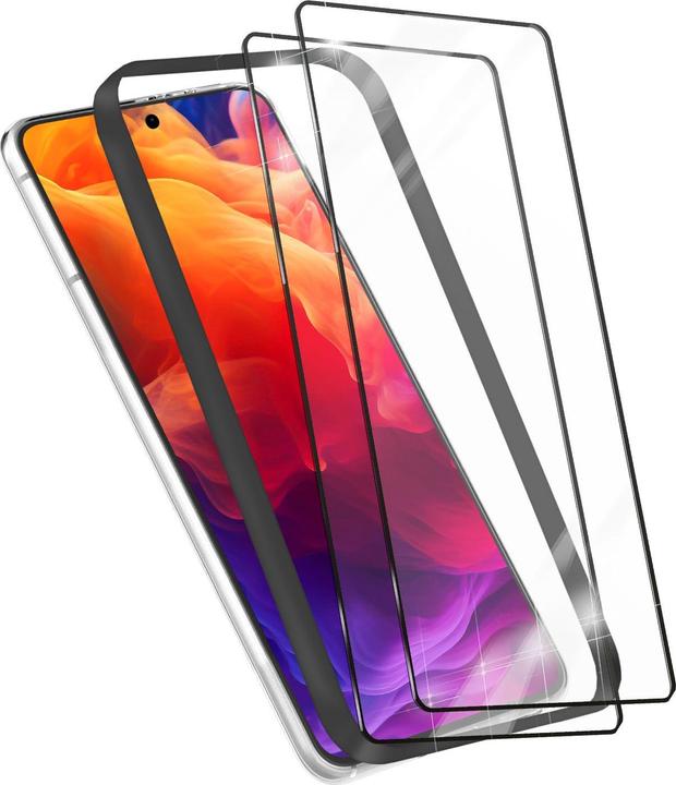 Produktbild Nalia 2x Schutzglas & 1x Applikator (2 Stück, Samsung Galaxy S24)