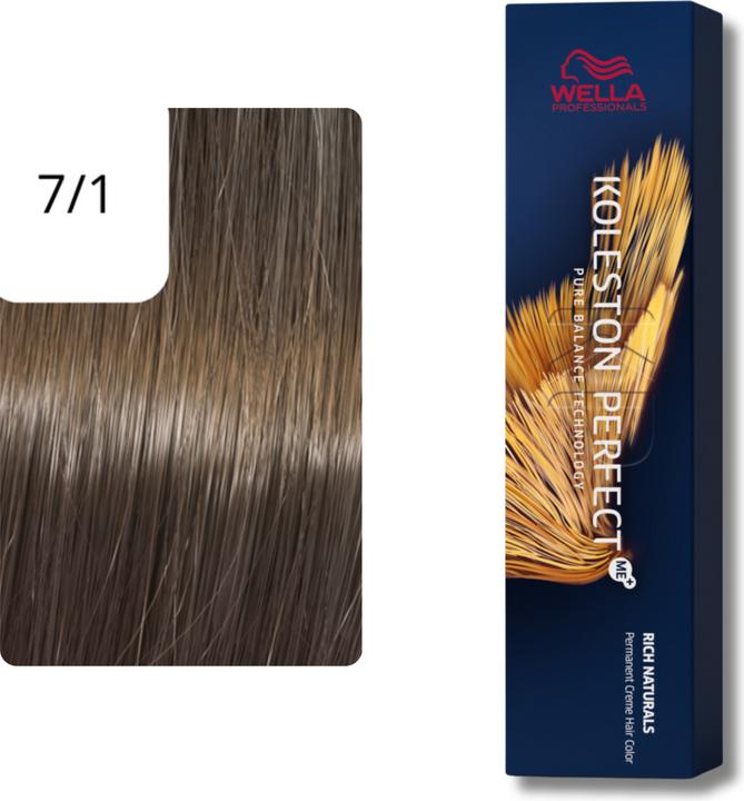 Image du produit Wella Koleston Perfect Me+ Rich Naturals (7/1 frêne blond moyennement blond)
