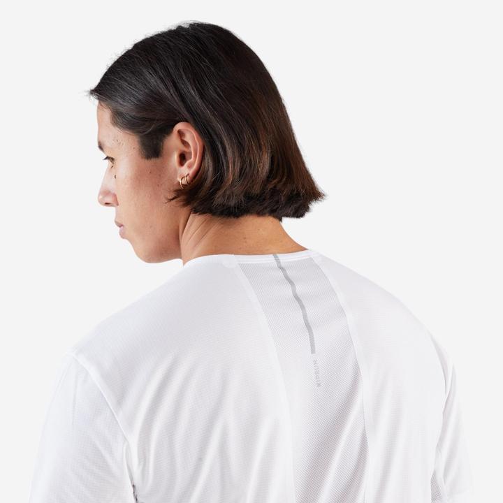 Actual product image Kiprun Laufshirt kurzarm Herren atmungsaktiv - Run weiss (M)