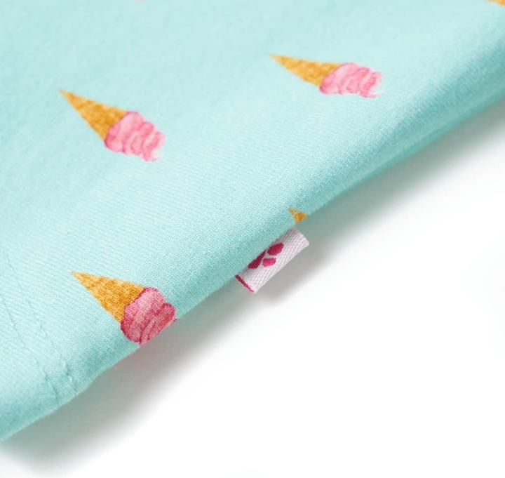 Produktbild VidaXL Kinderrock Helles Minzgrün 128,Material: 94 % Baumwolle. 6 (128)