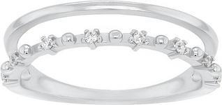 Brilio Silver - Charming silver ring with zircons GR043W - Circuit: 48 mm (48)